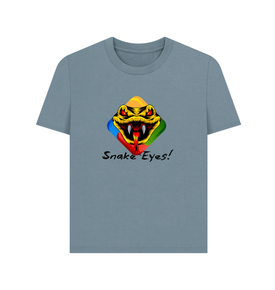 Stone Blue Printed T-shirt