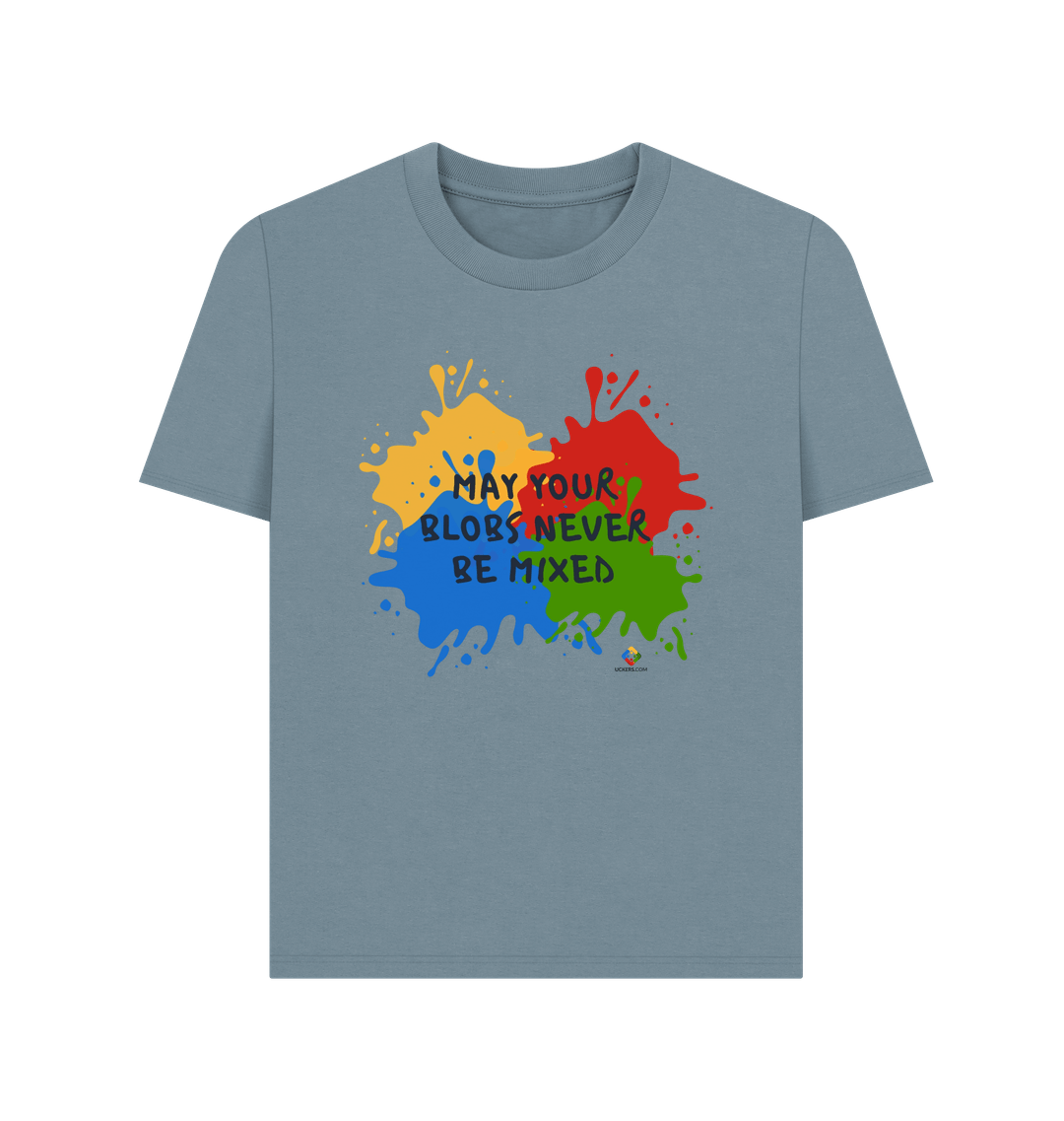 Stone Blue Printed T-shirt