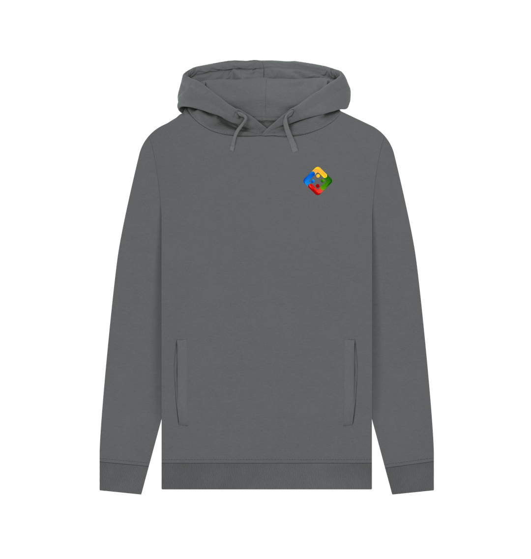Slate Grey Printed Hoody