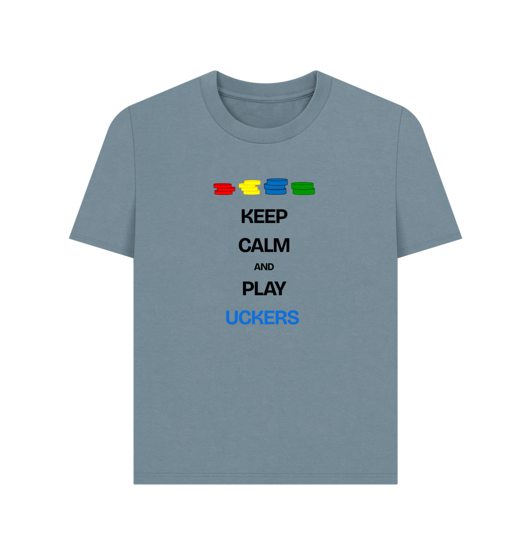 Stone Blue Printed T-shirt