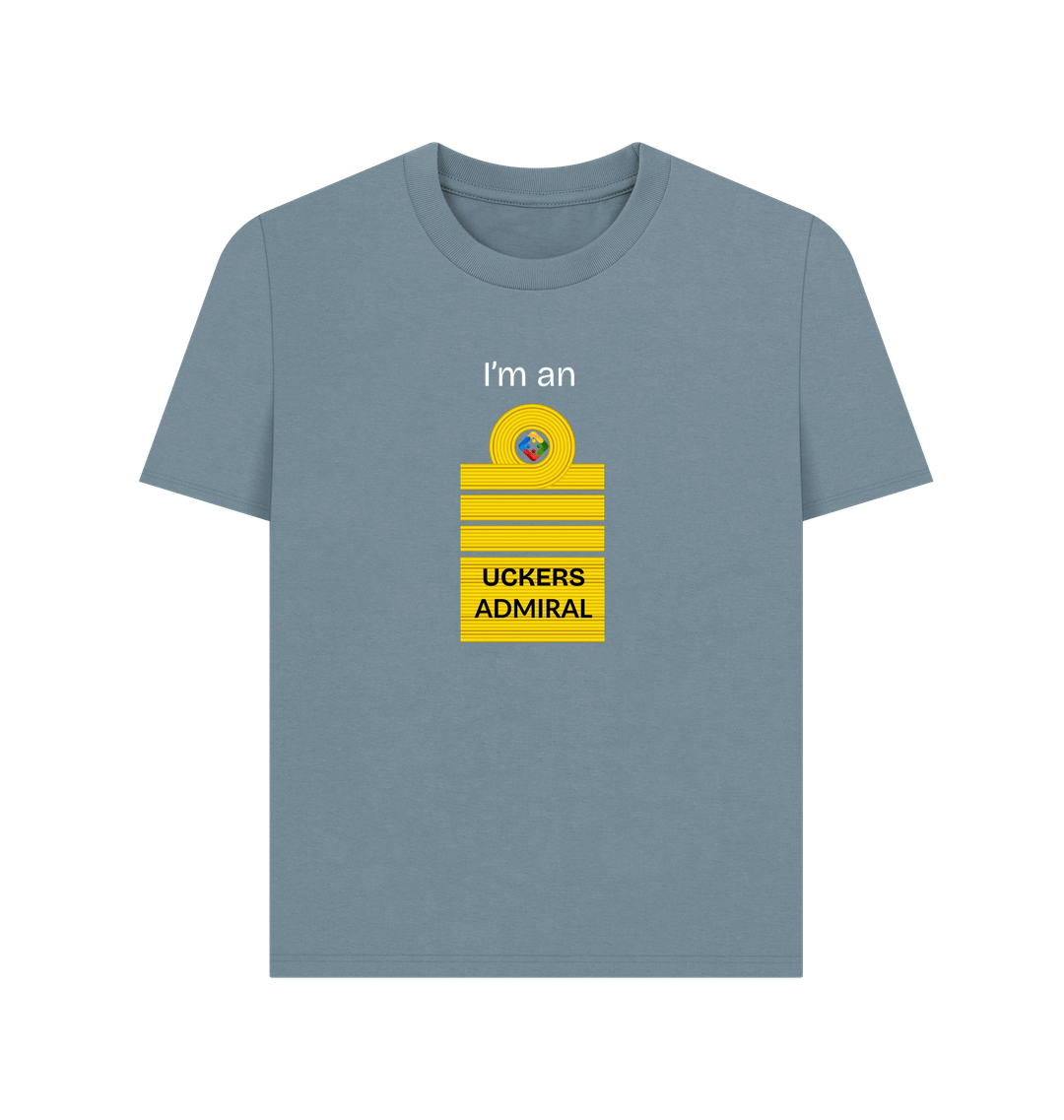 Stone Blue Printed T-shirt