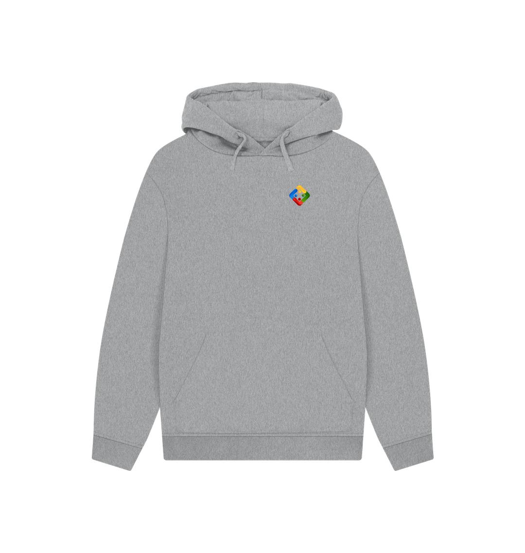 Athletic Grey Printed Hoody