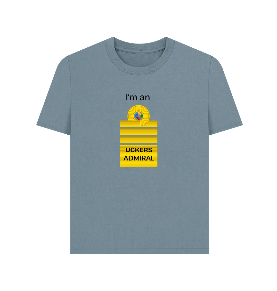 Stone Blue Printed T-shirt