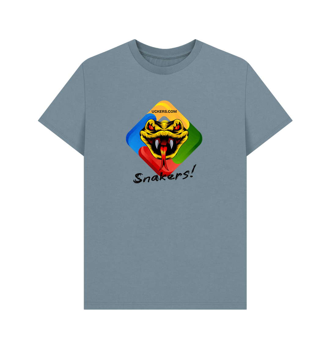 Stone Blue Printed T-shirt