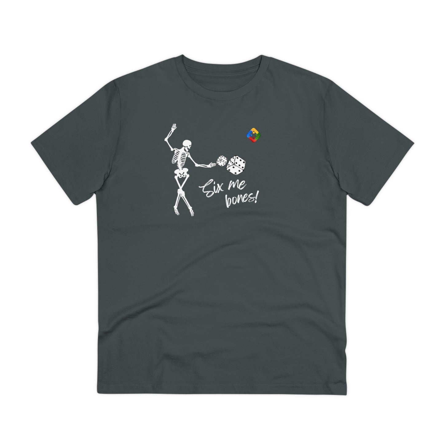 Women's Organic T-shirt -Six me design (Dark colours)