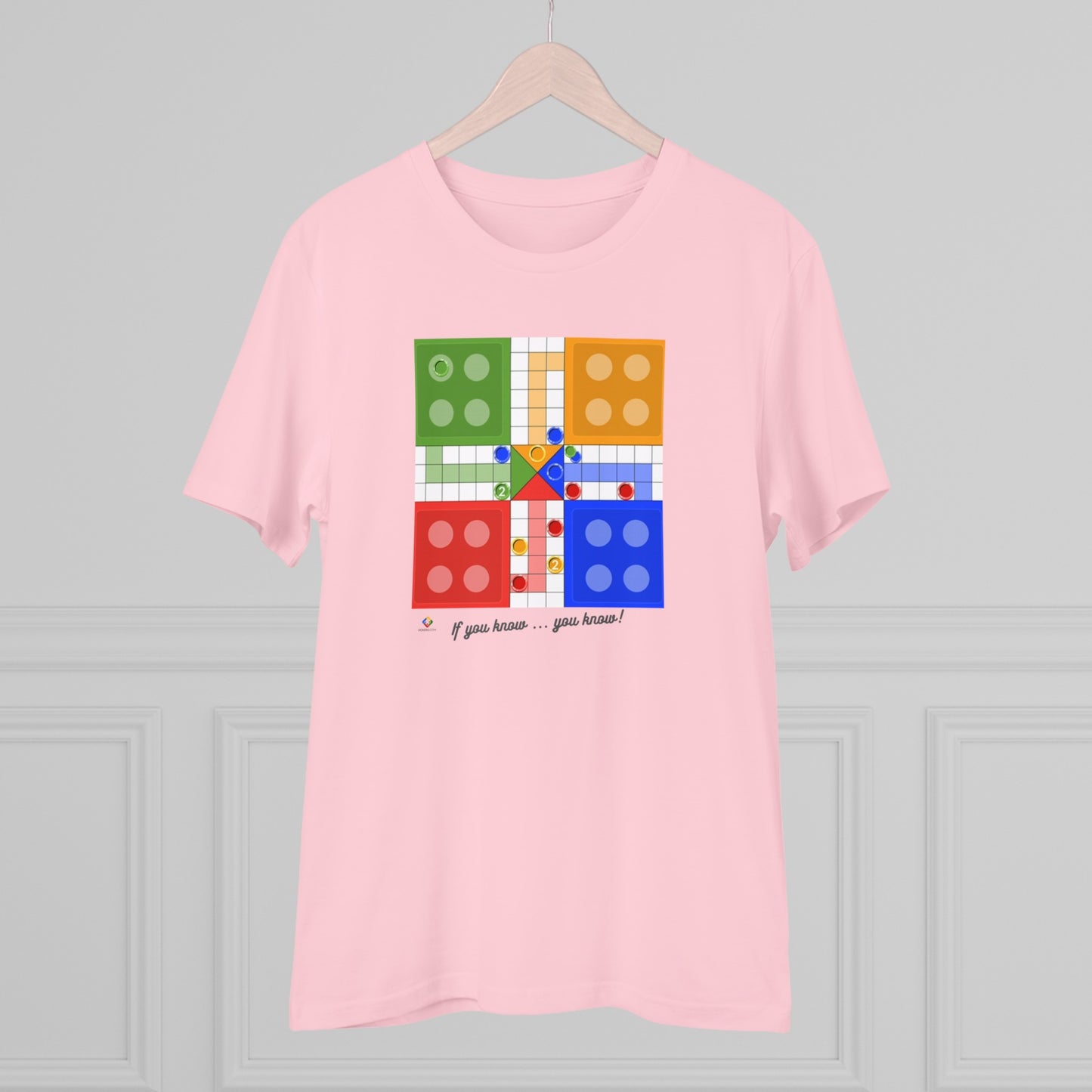 Women's Organic T-shirt - 'If you know' board design (light colours)