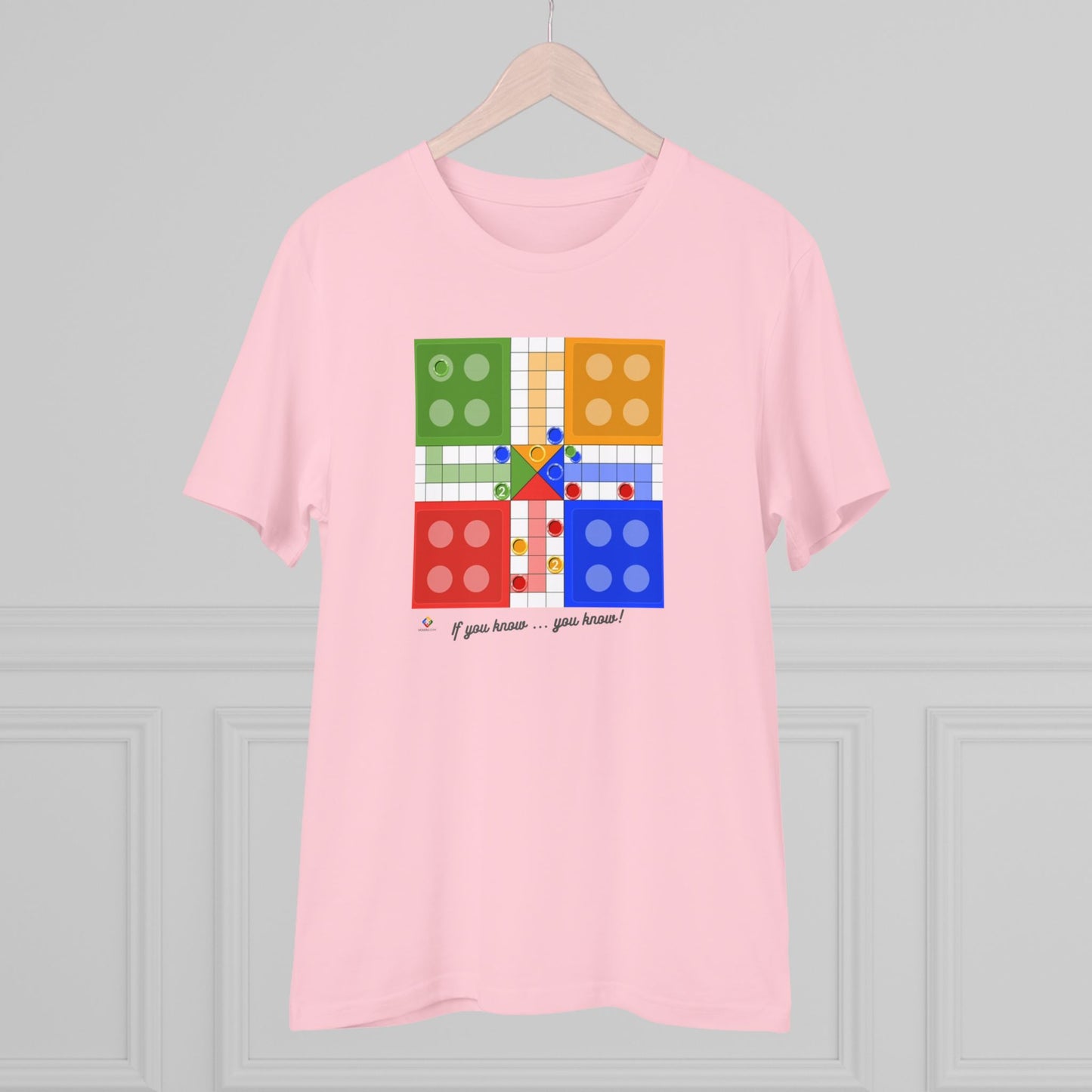 Women's Organic T-shirt - 'If you know' board design (light colours)