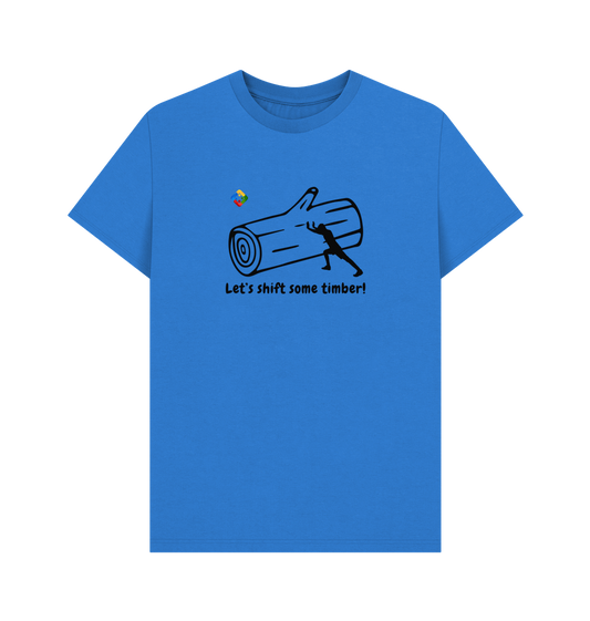 Bright Blue Printed T-shirt