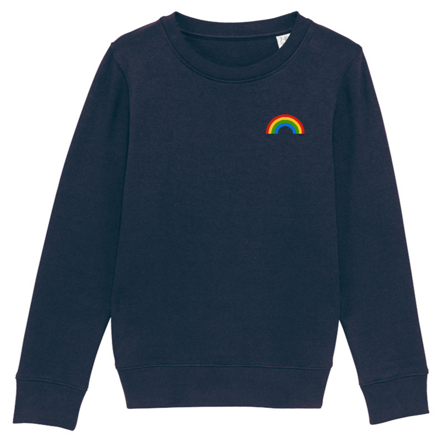 Mini Rainbow Arch Motif Relaxed Fit Sweatshirt
