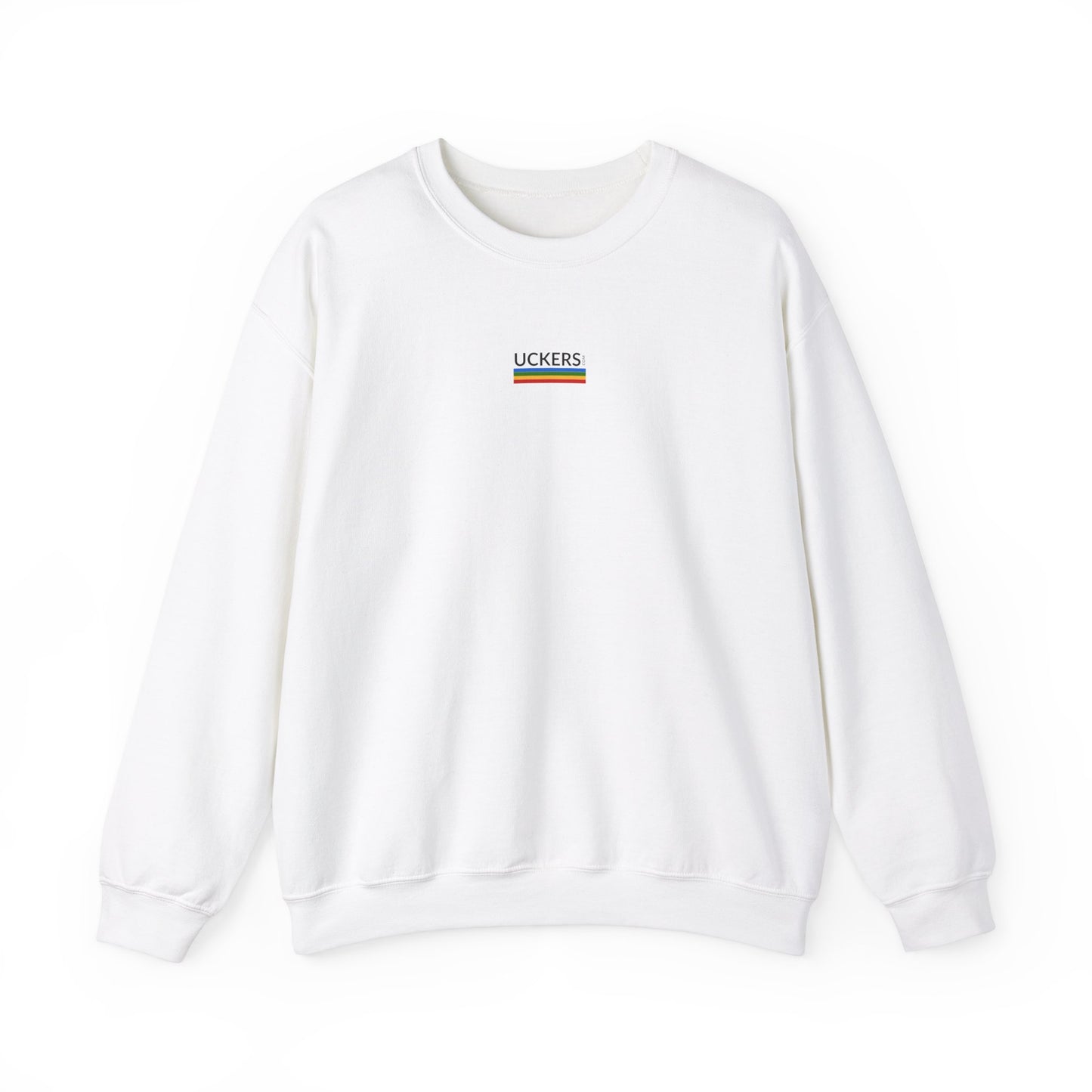 Unisex Heavy Blend™ Crewneck Sweatshirt with Uckers Stack design