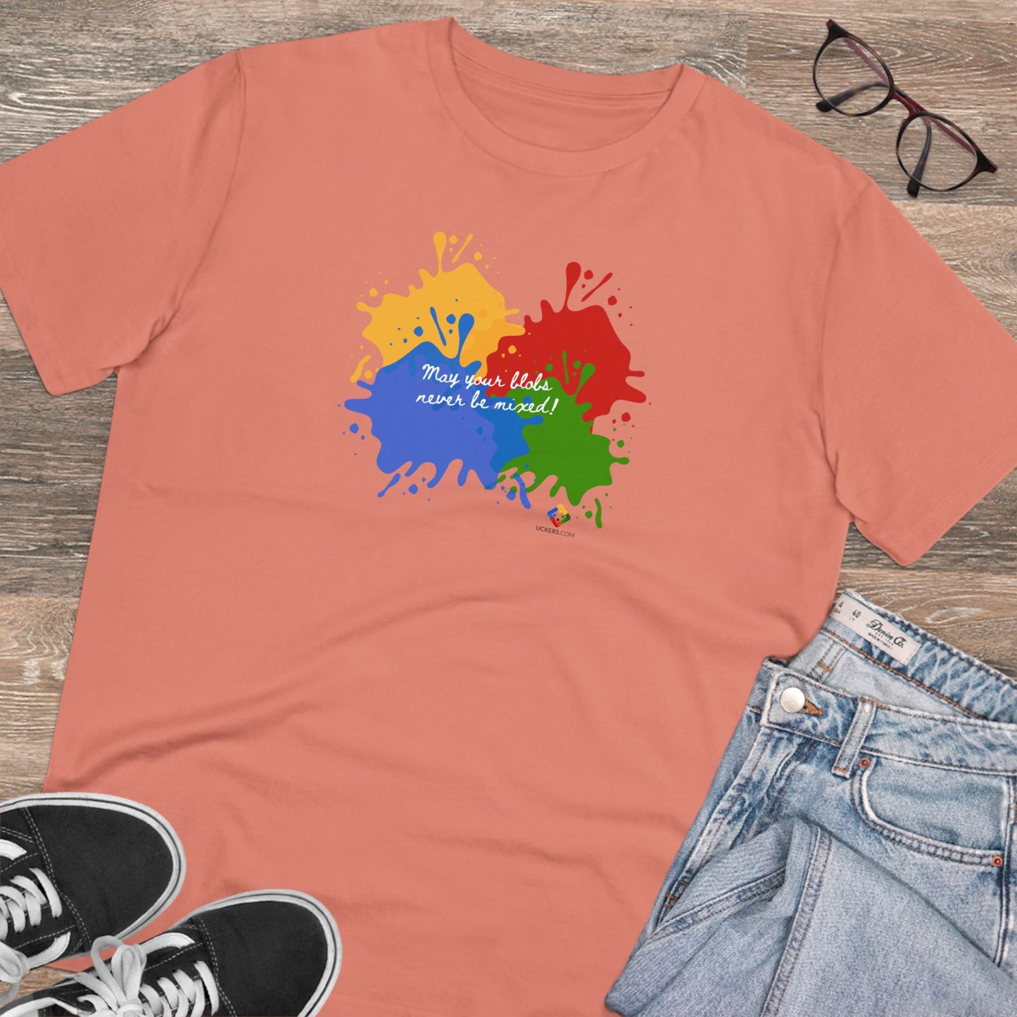 Men's Organic T-shirt - Blobs design