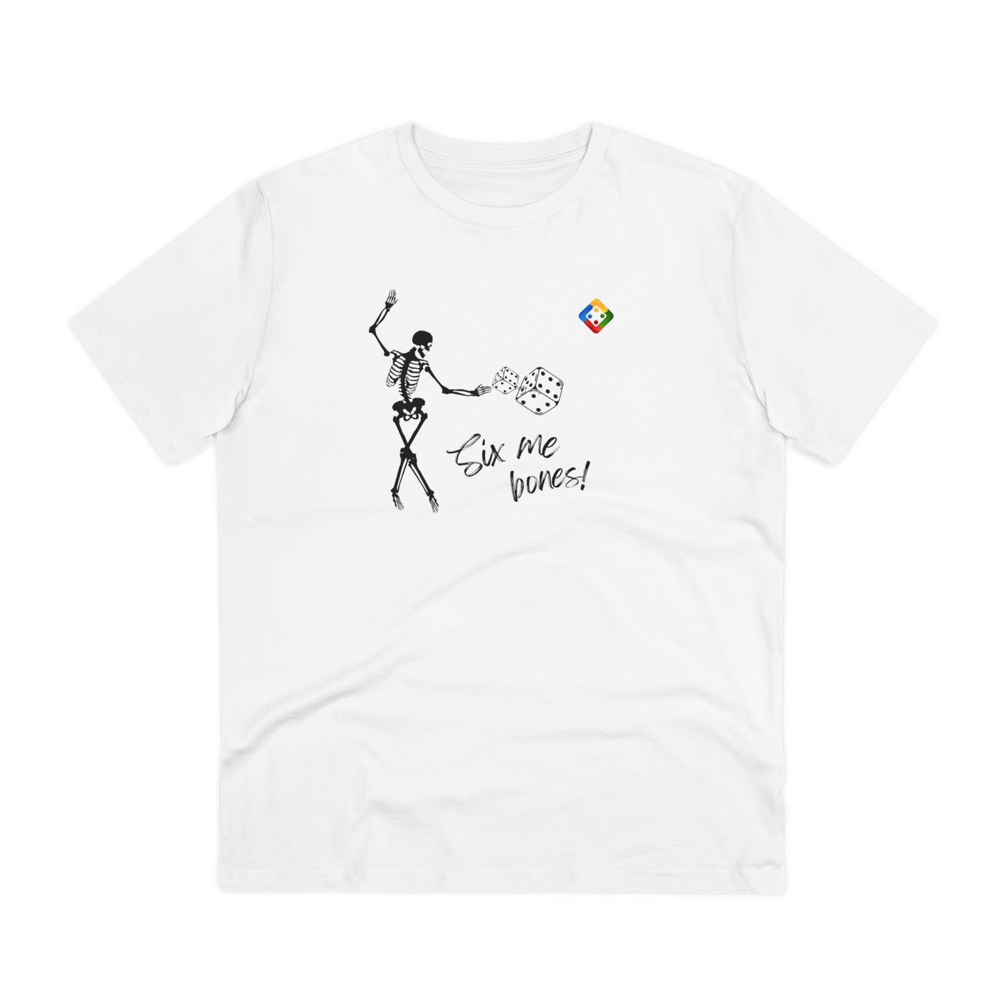 Men's Organic T-shirt -Six me design (light colours)