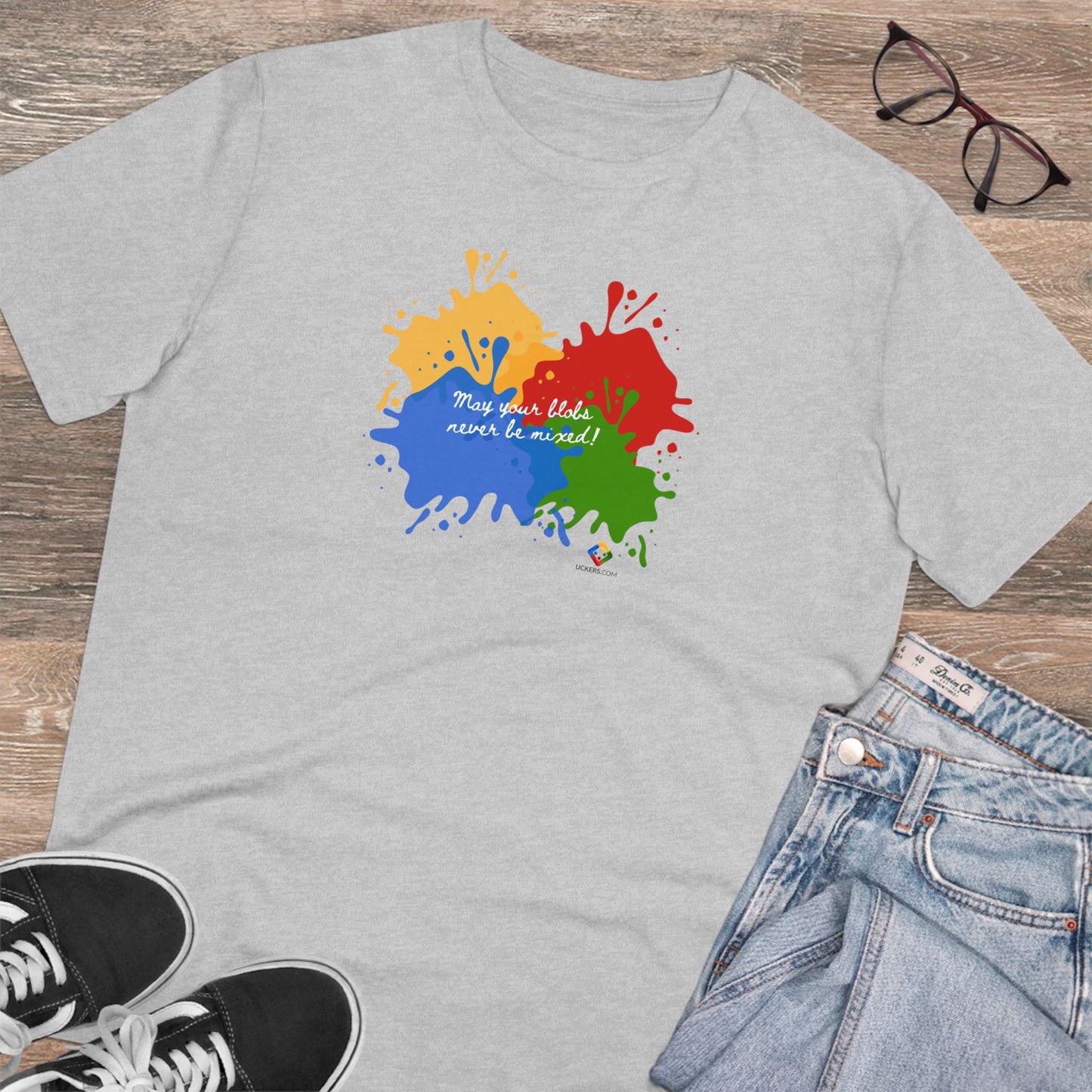 Men's Organic T-shirt - Blobs design