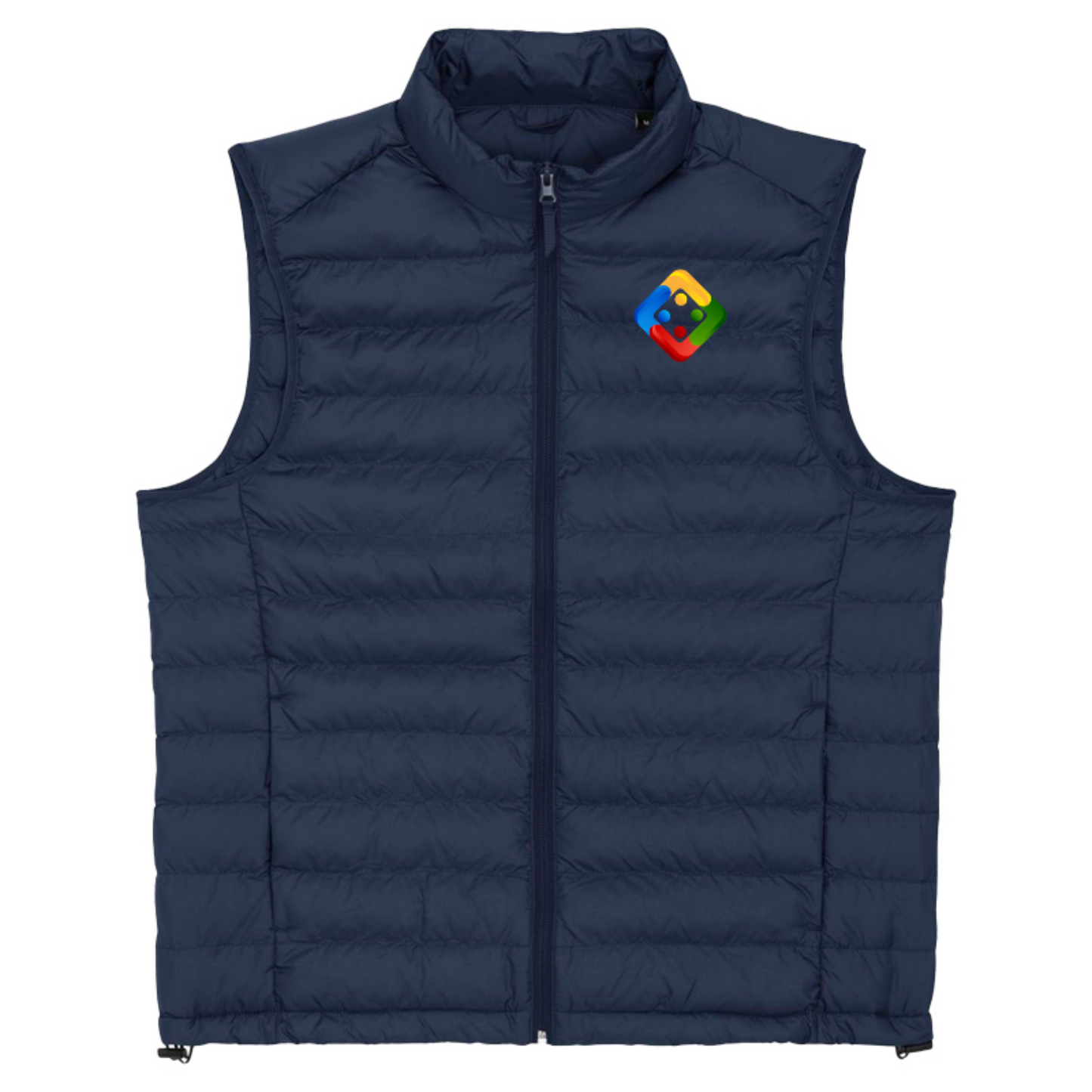 Unisex gilet with embroidered Uckers emblem. Available in 8 colours.