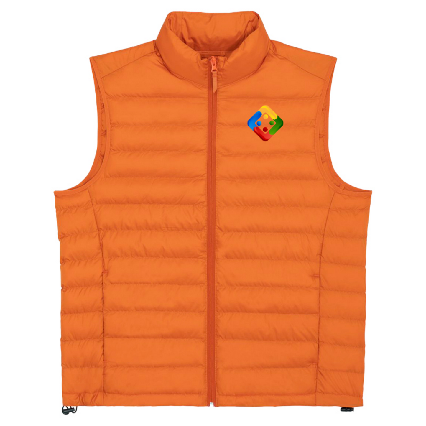 Unisex gilet with embroidered Uckers emblem. Available in 8 colours.