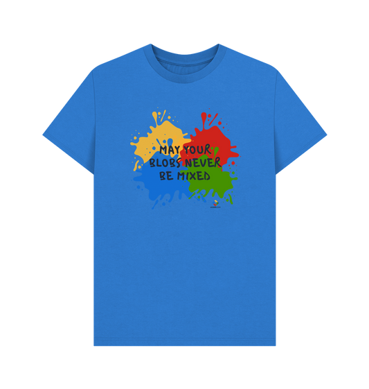 Bright Blue Printed T-shirt