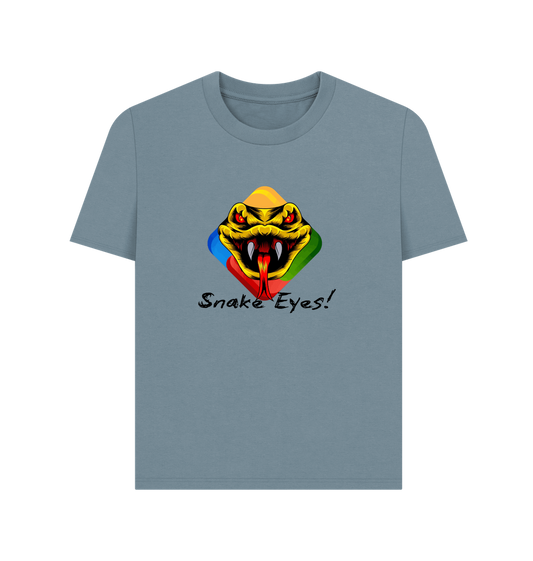 Stone Blue Printed T-shirt