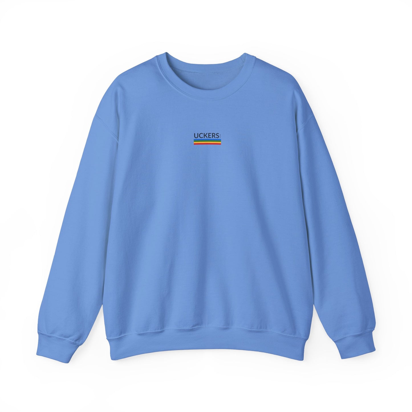 Unisex Heavy Blend™ Crewneck Sweatshirt with Uckers Stack design