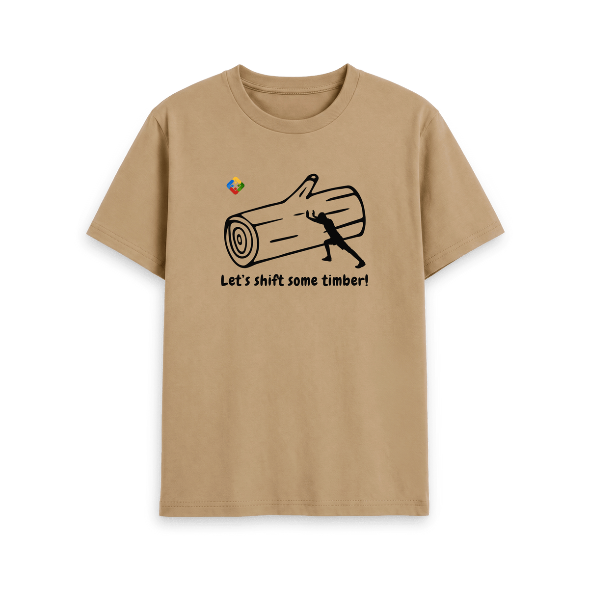 Sand Printed T-shirt Front