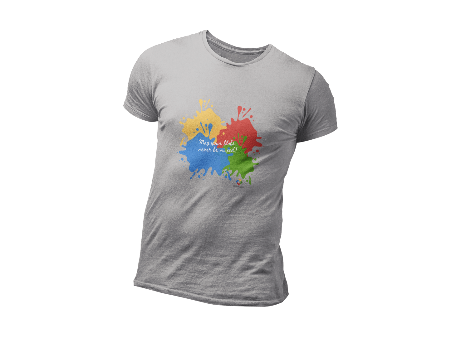 Men's Organic T-shirt - Blobs design