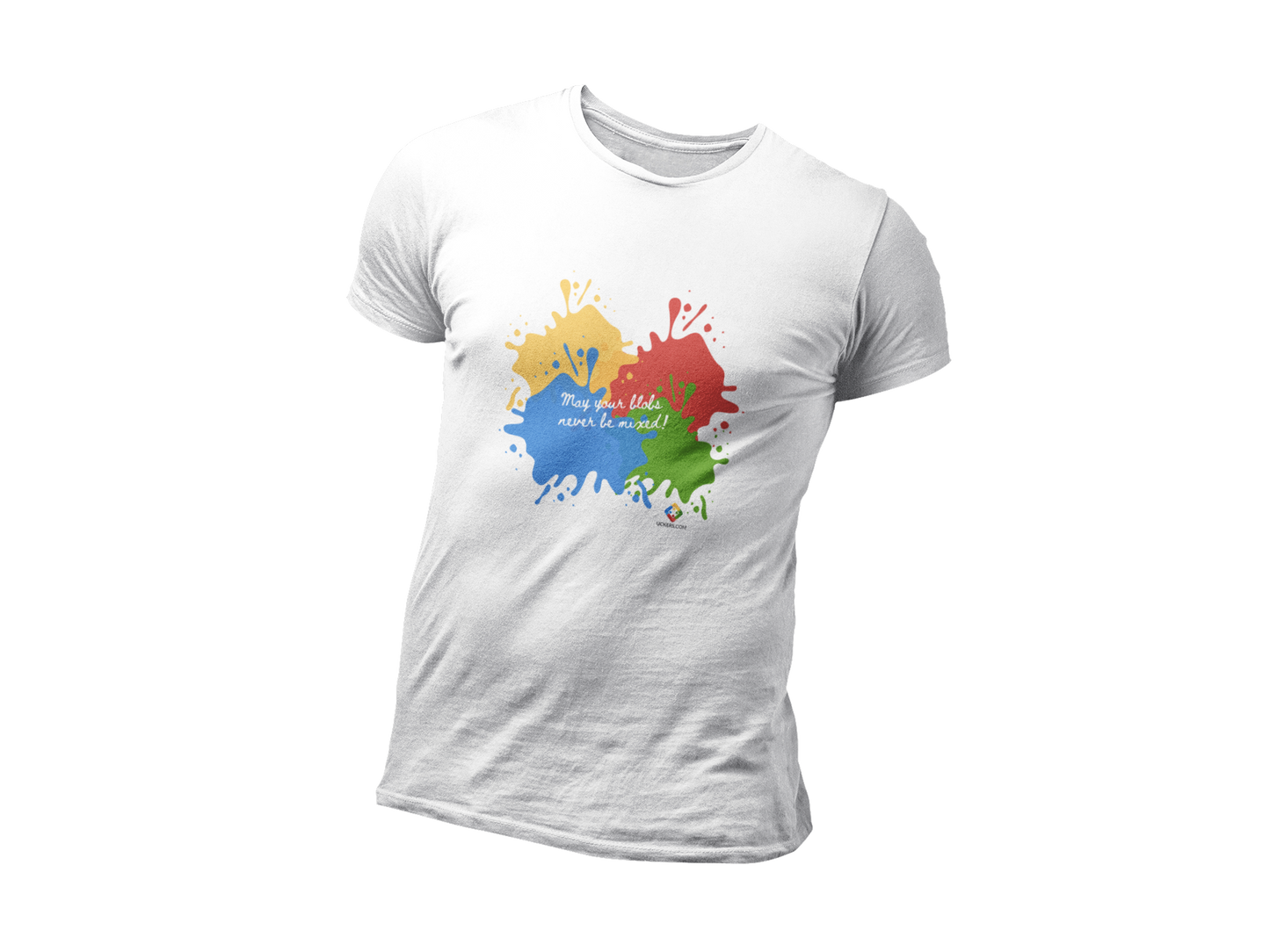 Men's Organic T-shirt - Blobs design