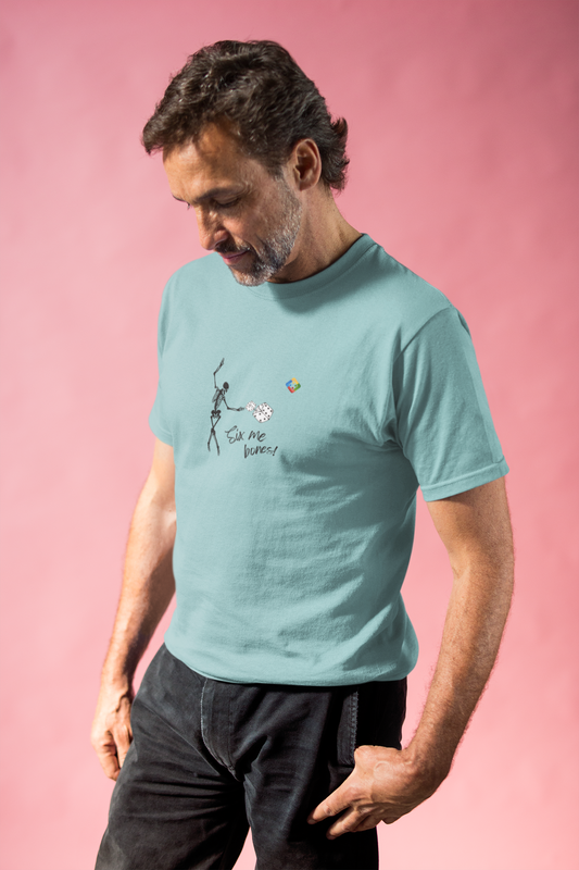 Men's Organic T-shirt -Six me design (light colours)