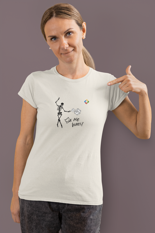 Women's Organic T-shirt -Six me design (light colours)