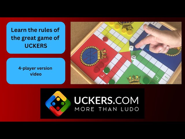 Load video: The Game of Uckers - Aims and Rules for 2 players