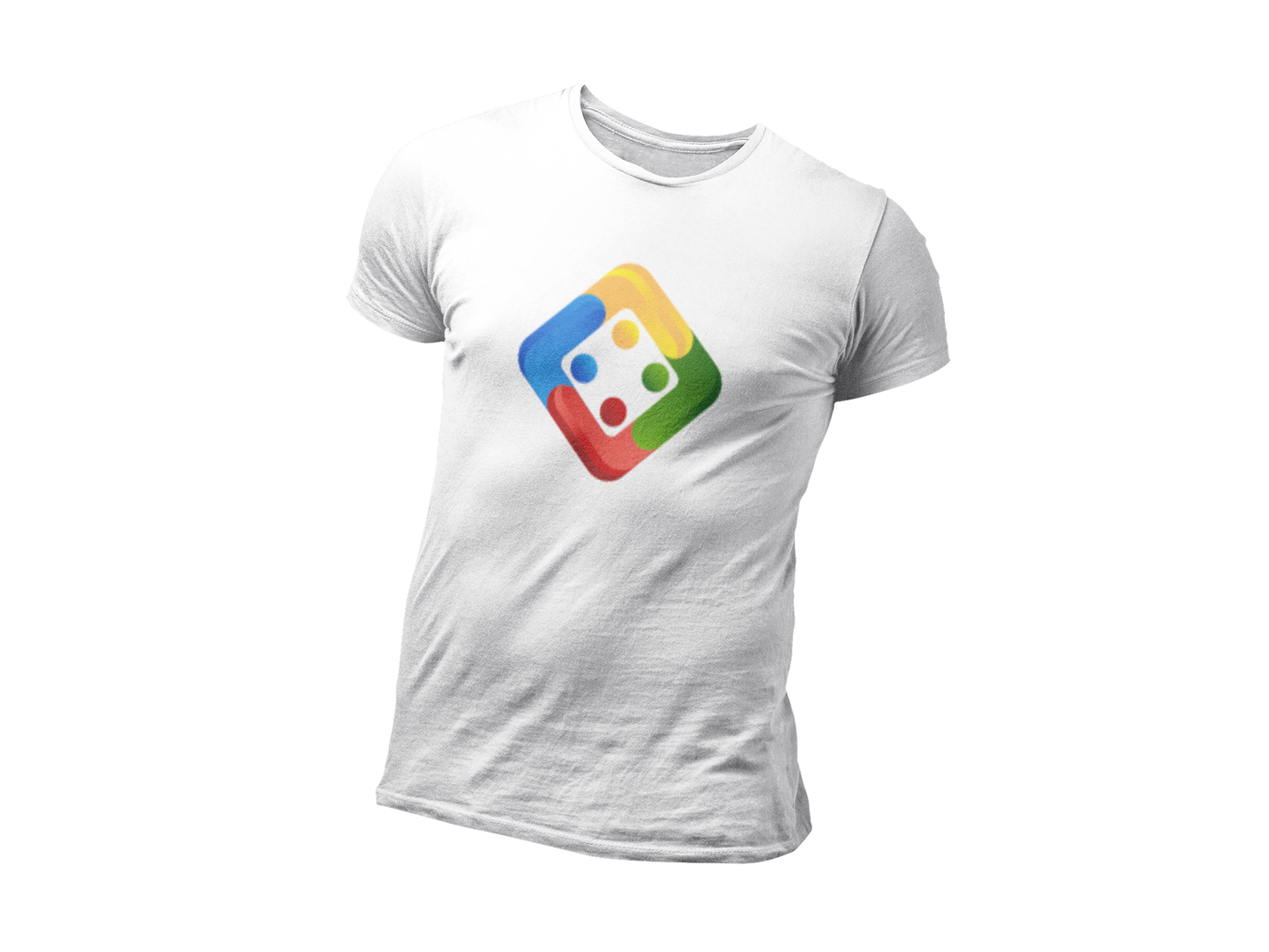Men's white T-shirt with large Uckers emblem (4 versions of white)