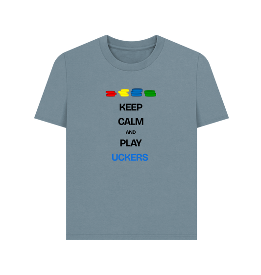 Stone Blue Printed T-shirt