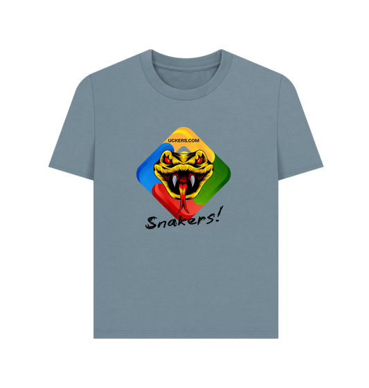 Stone Blue Printed T-shirt