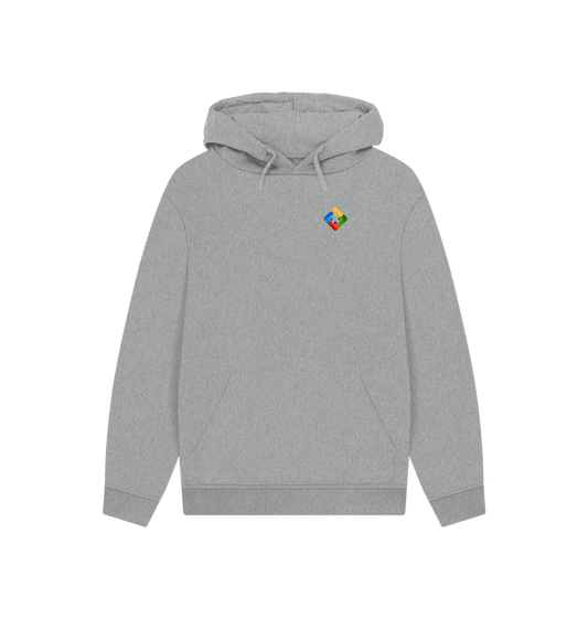 Athletic Grey Printed Hoody