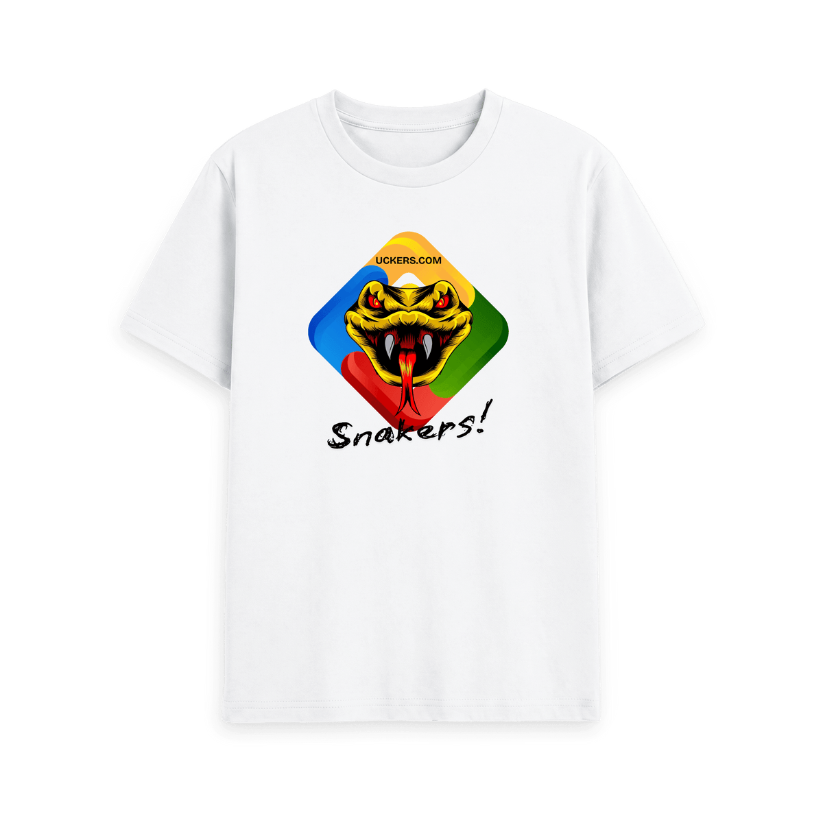 White Printed T-shirt Front