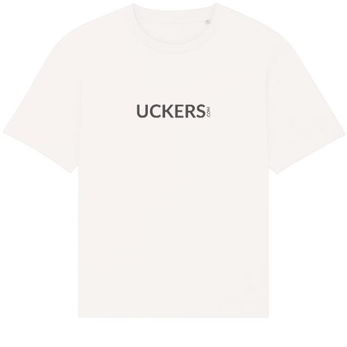 Uckers Monochrome Motif Unisex Relaxed T-shirt